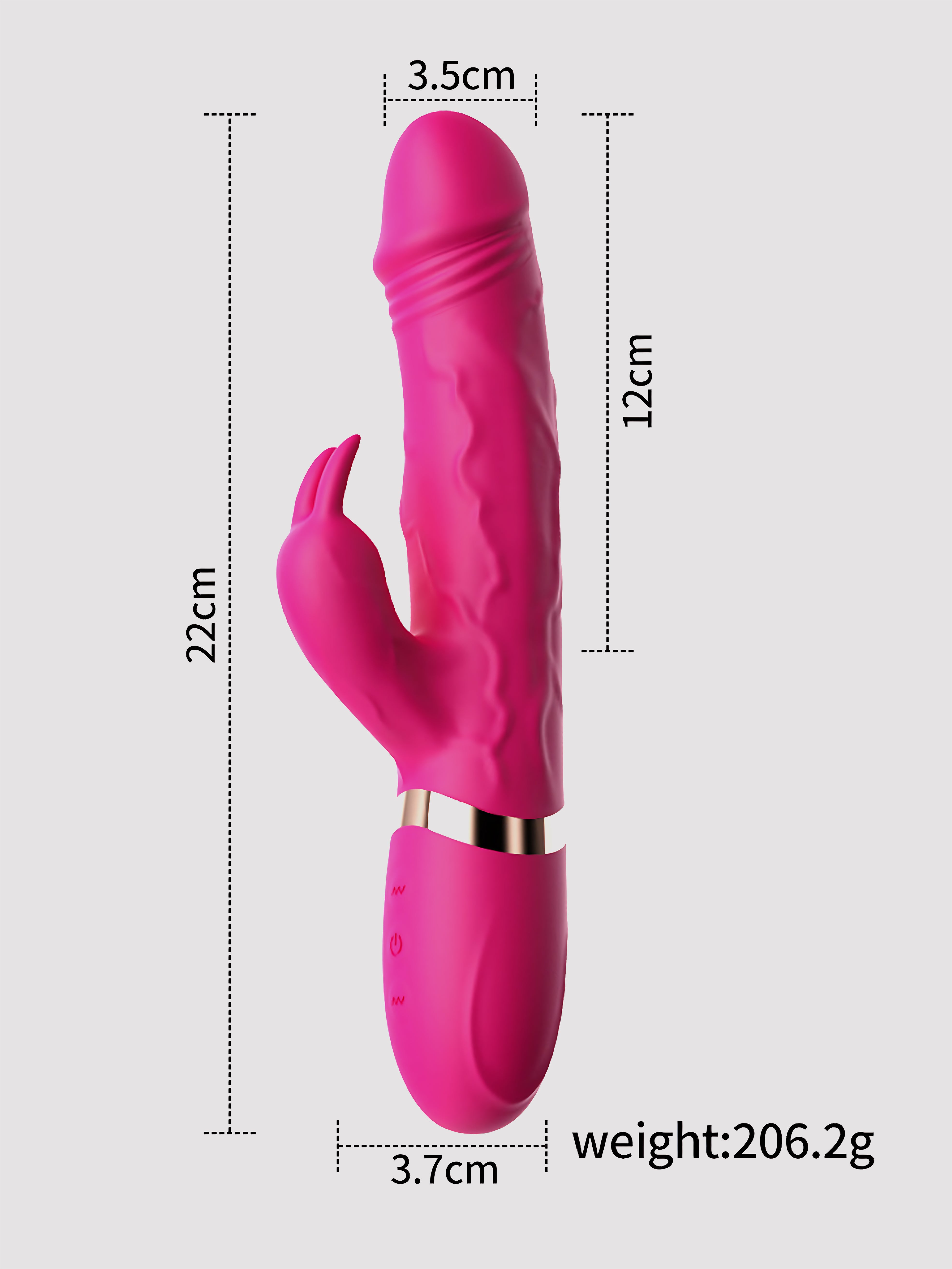 Lifelike Dual G-Spot Rabbit Vibrator
