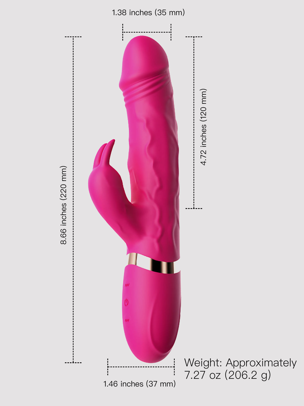 Dual Motor G-Spot Rabbit Vibrator