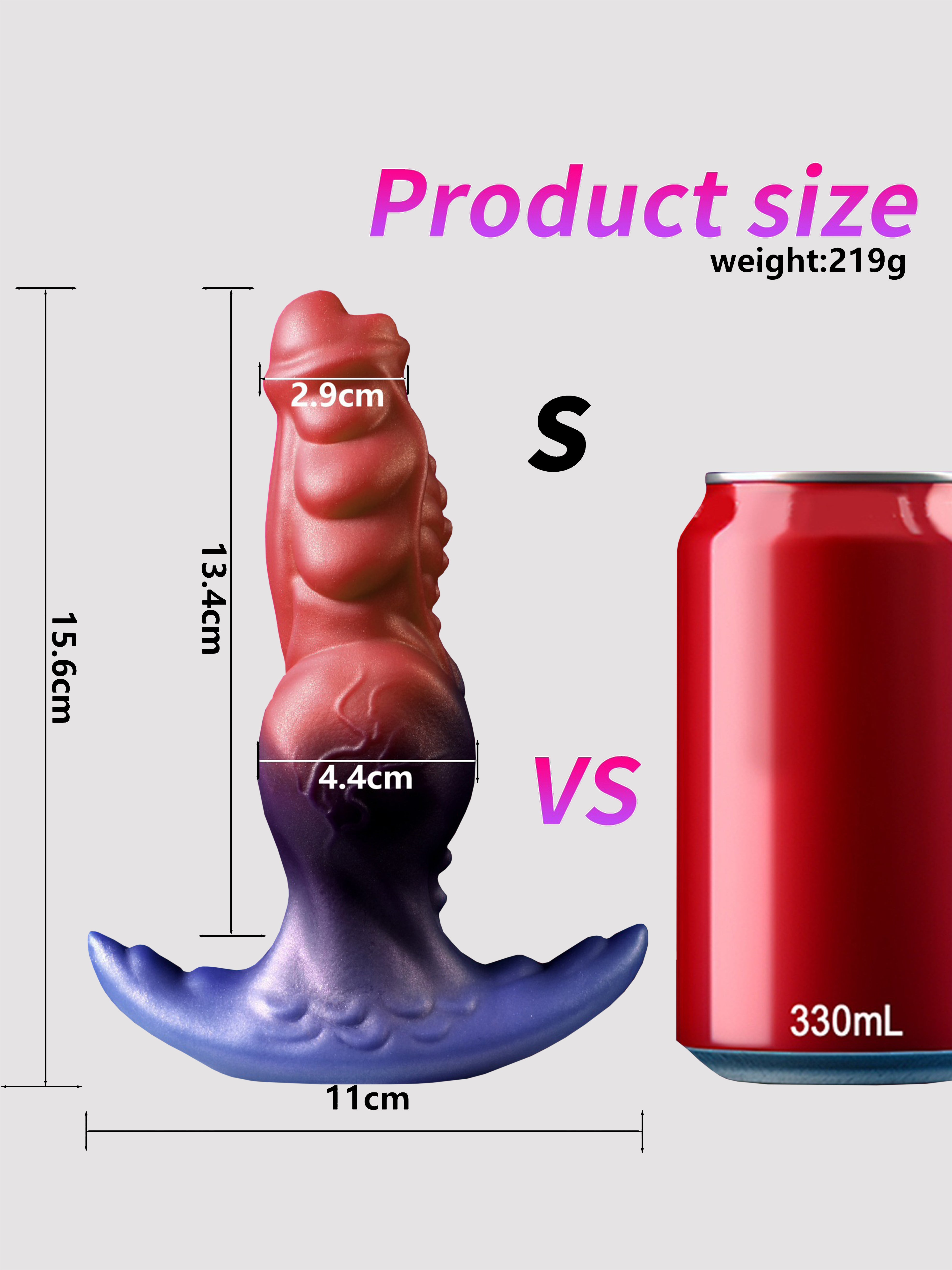 Realistic Liquid Silicone Anal Massager