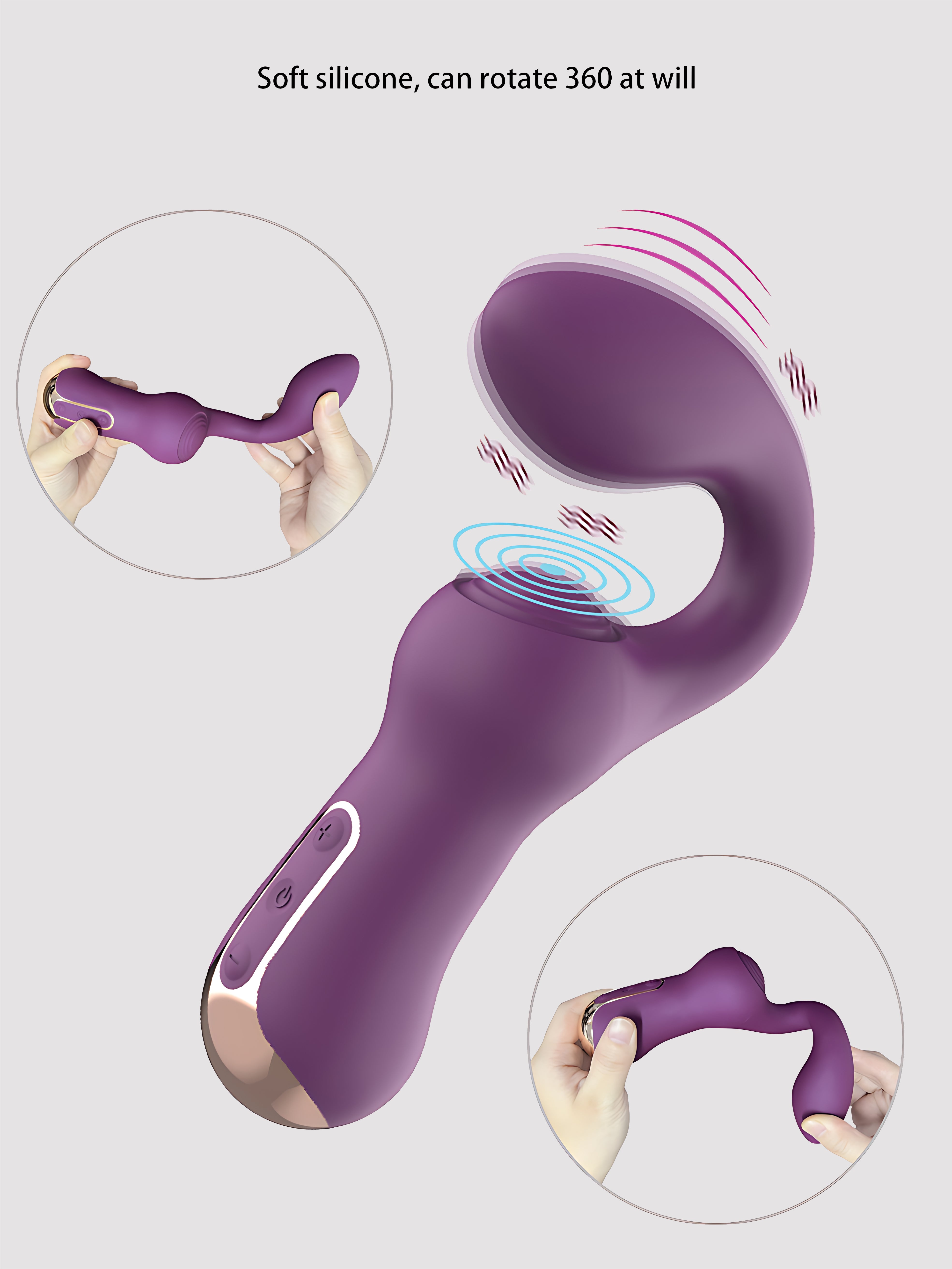 Curved G-Spot Wand Massager