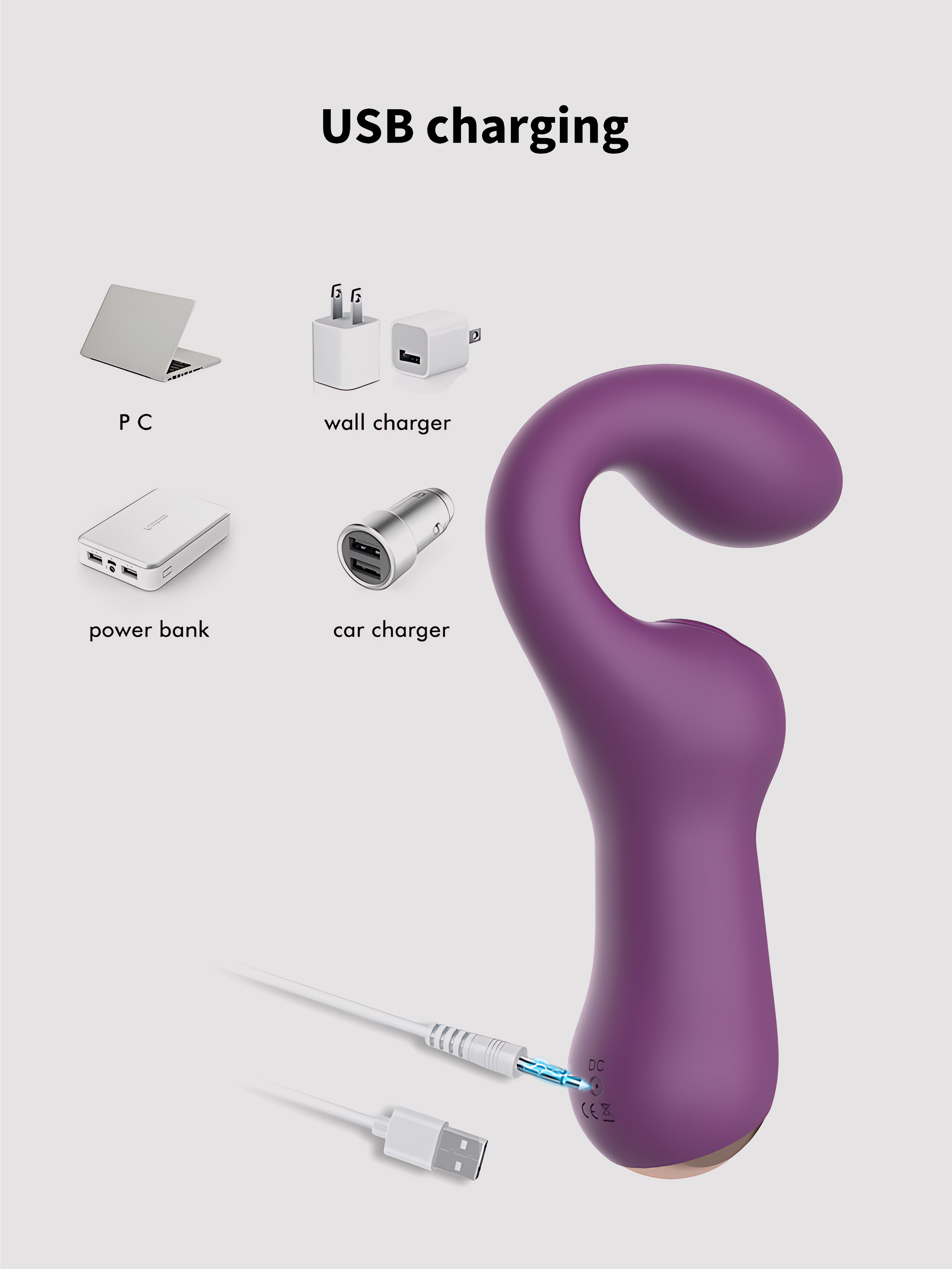 Curved G-Spot Wand Massager