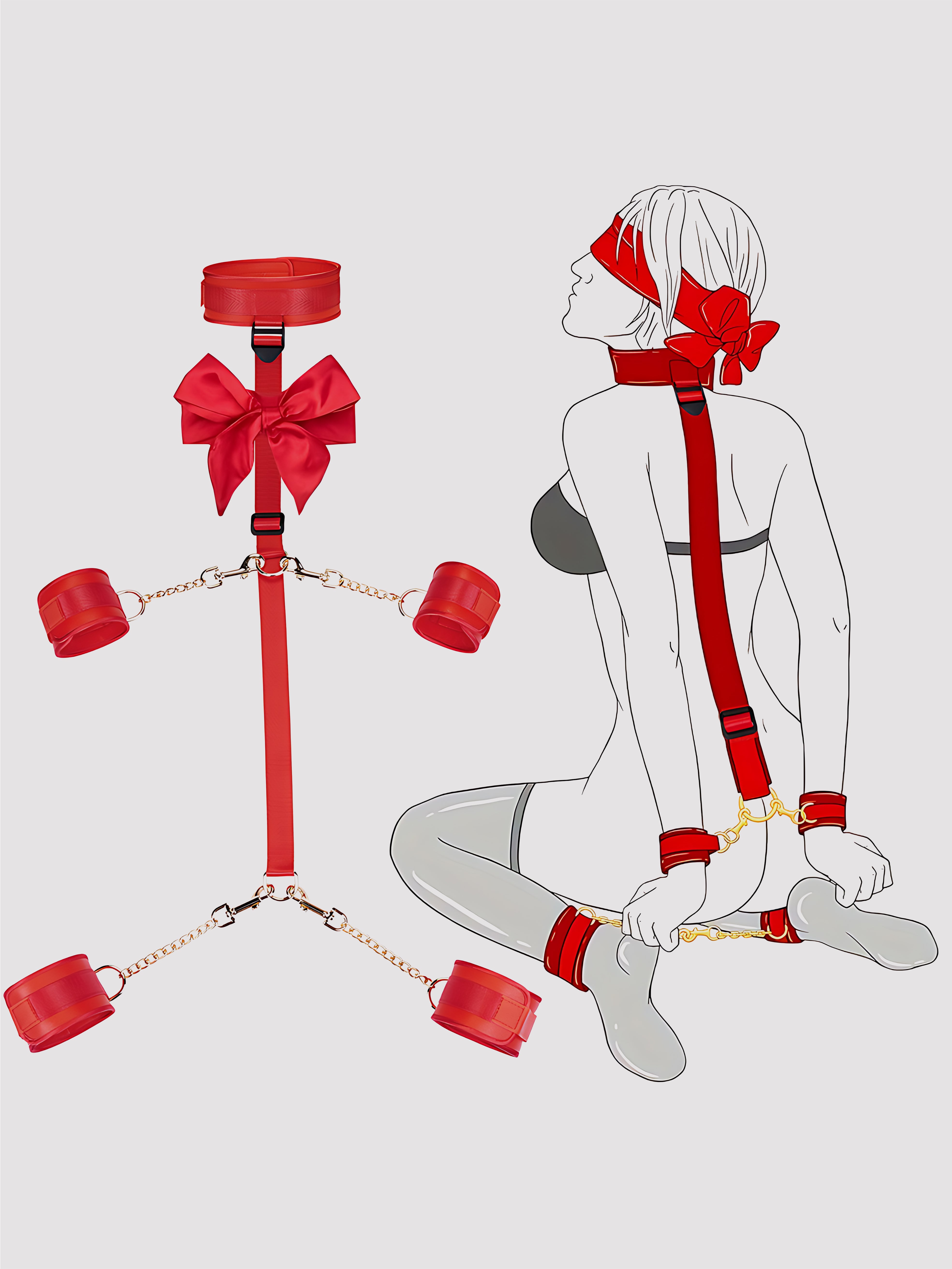 Premium Leather Restraint Cuffs