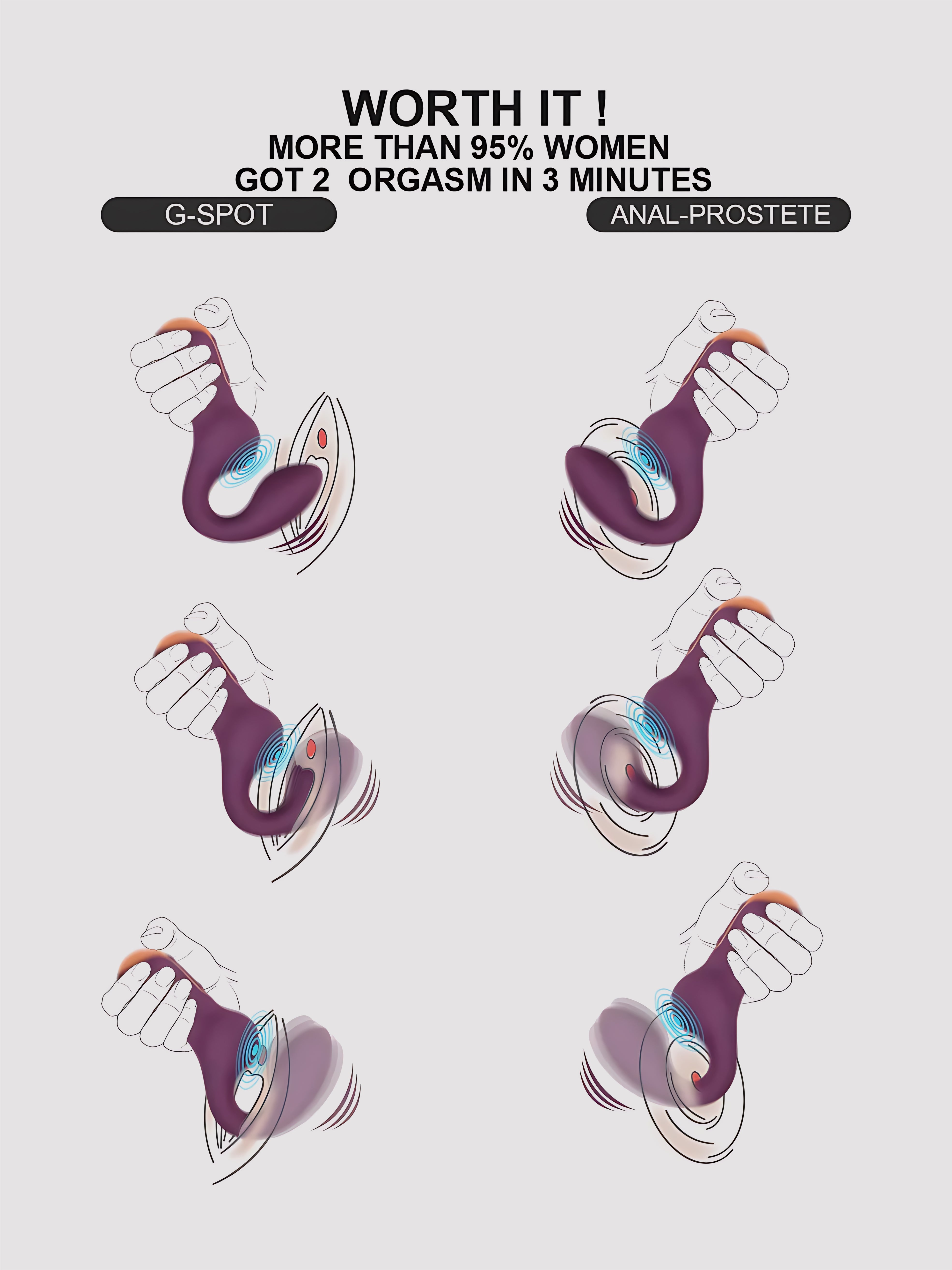 Curved G-Spot Wand Massager