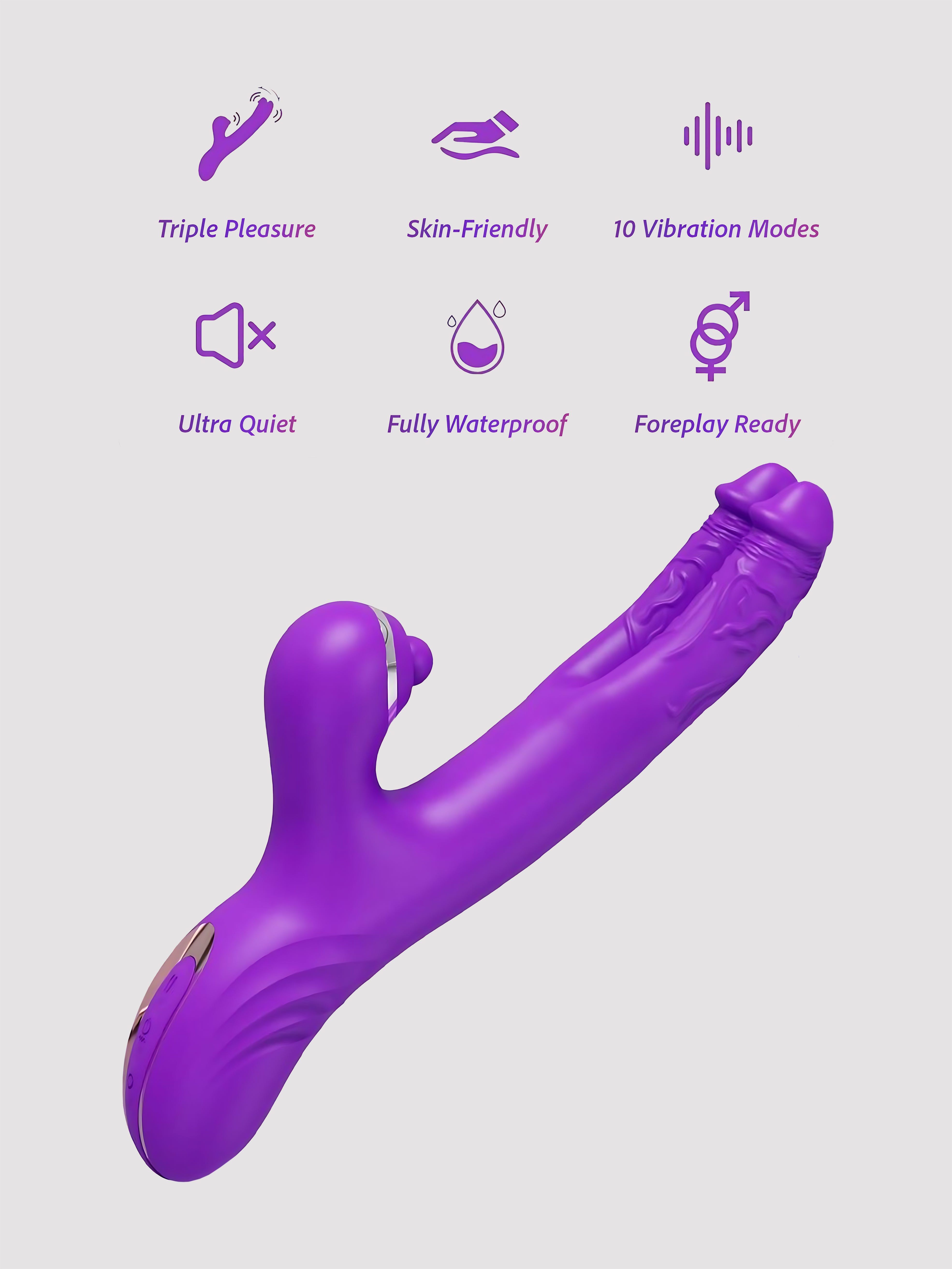 Tapping & Licking G-Spot Vibrator