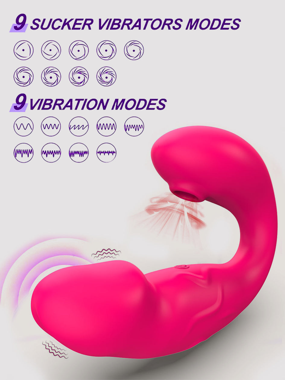 App-Controlled G-Spot Suction Vibrator