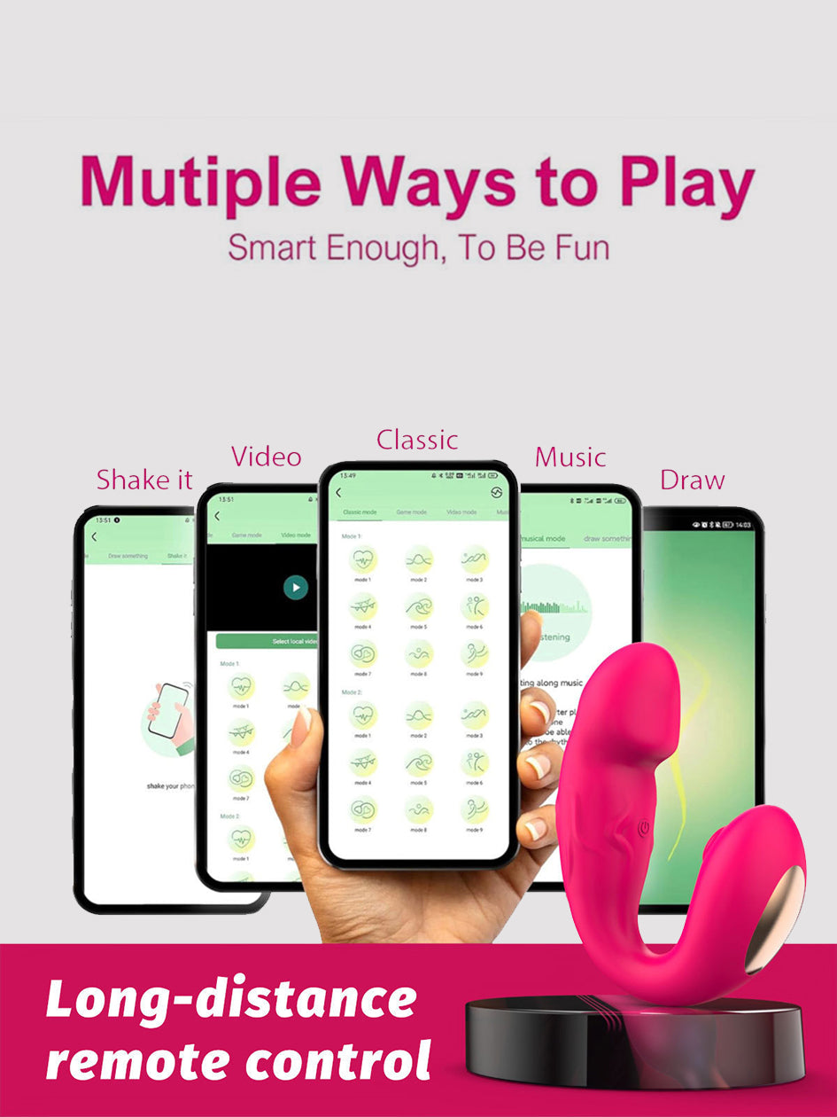 App-Controlled G-Spot Suction Vibrator