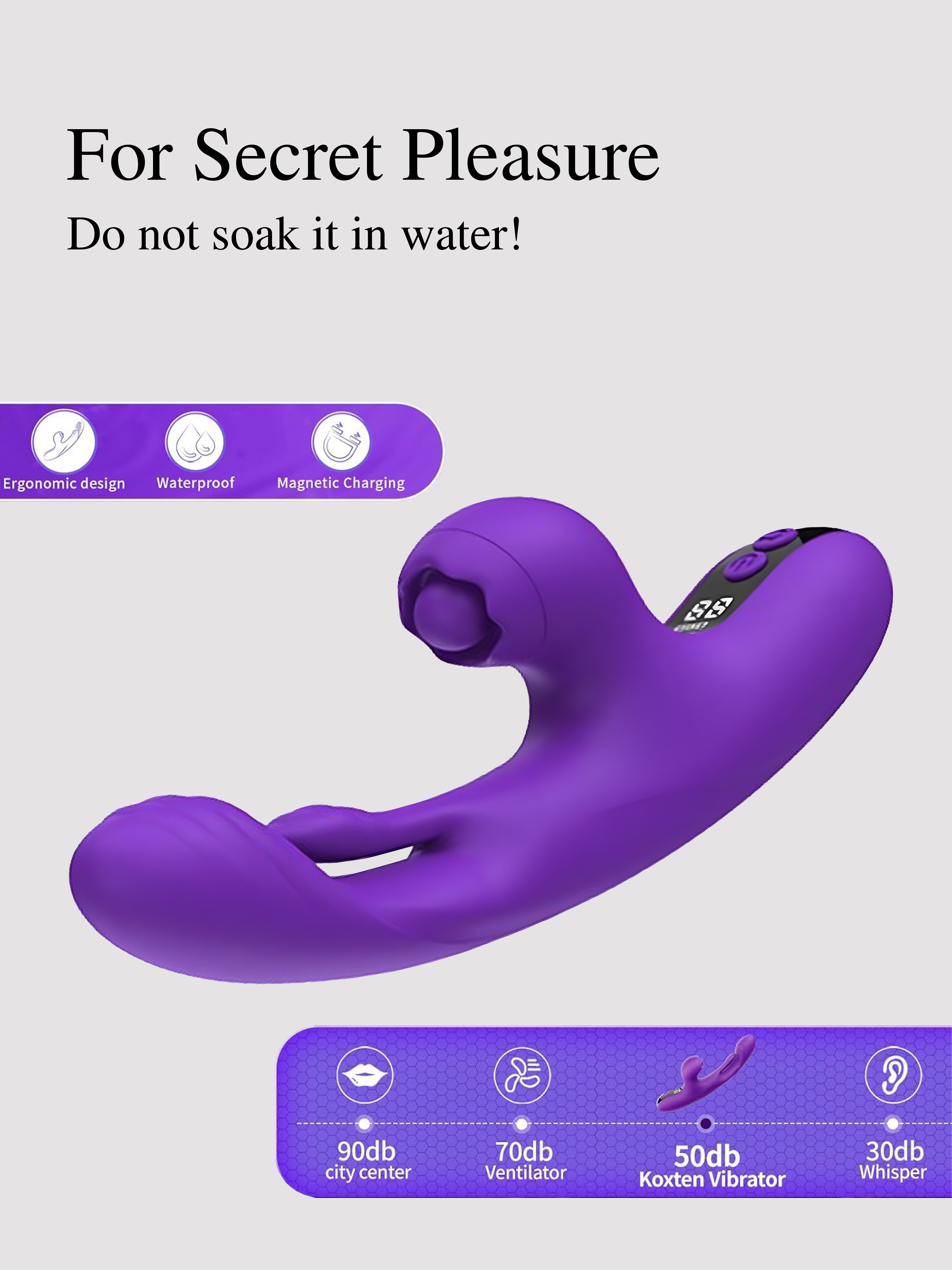 App-Controlled Licking & Tapping Vibrator