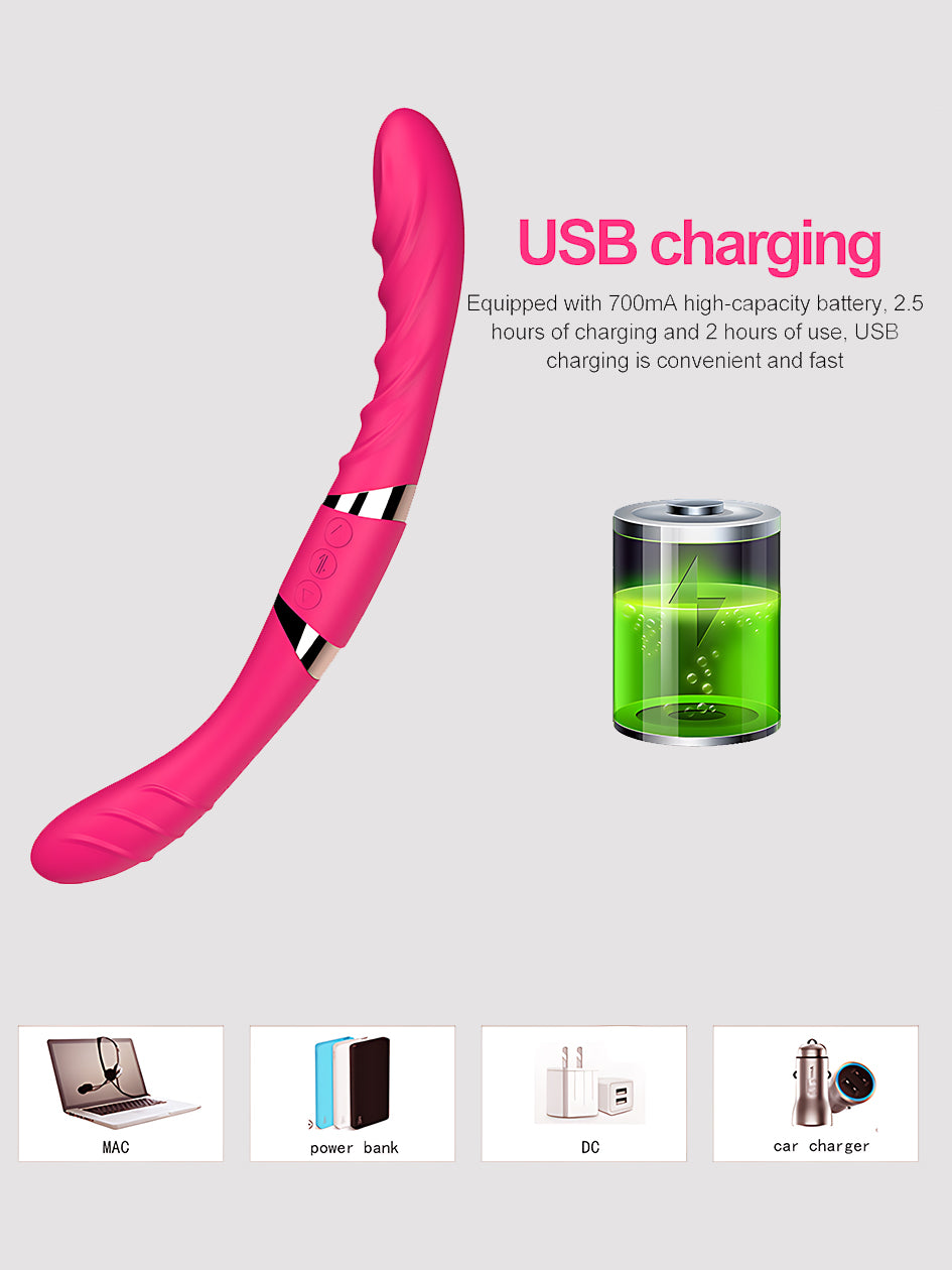 Double-Ended Silicone Vibrator