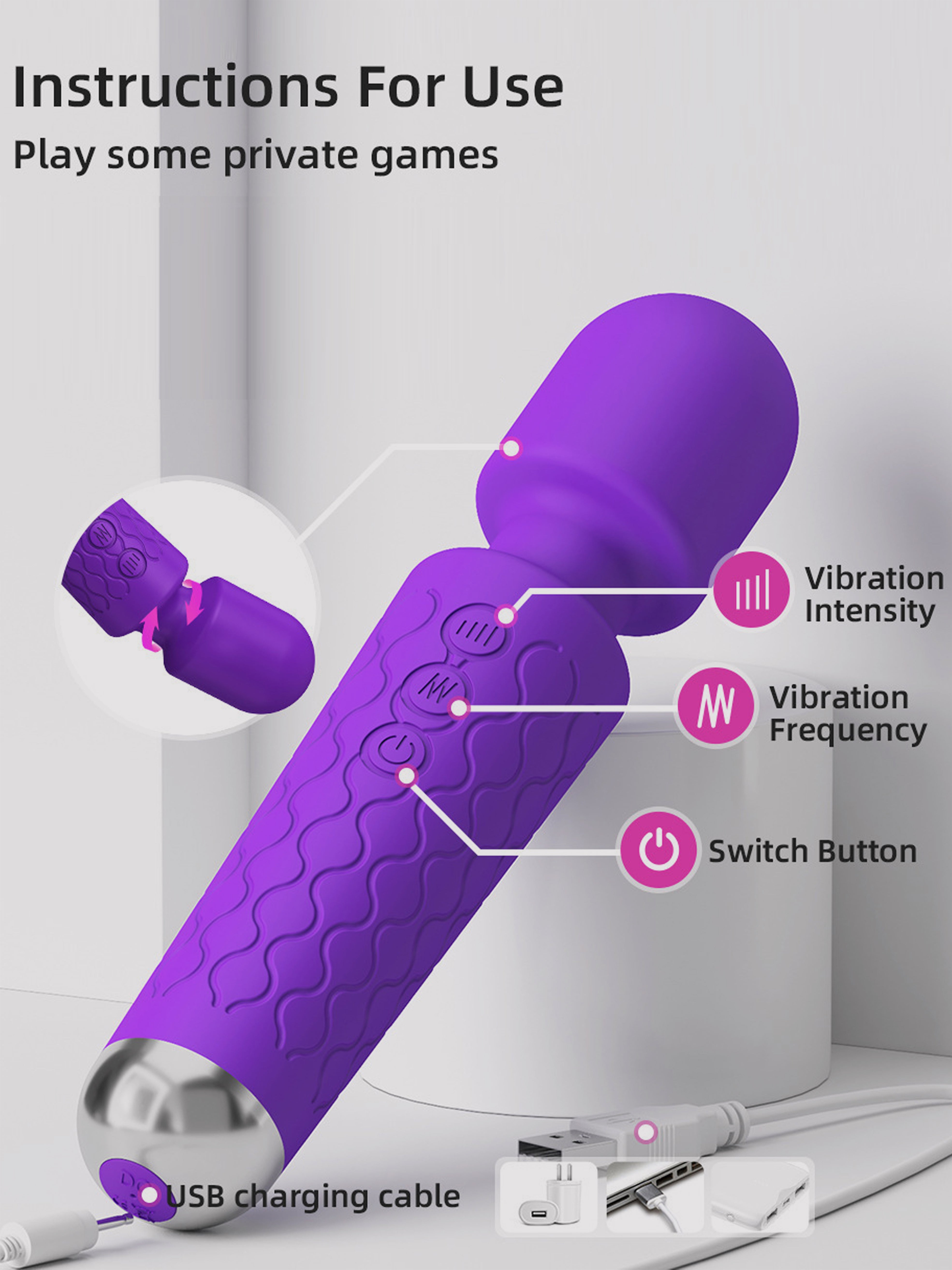 20-Mode Vibrating Stimulator