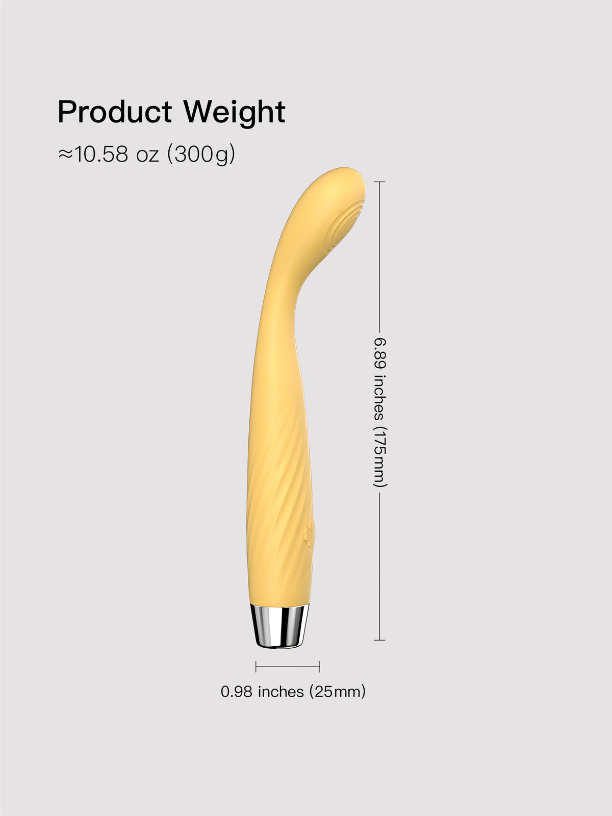 Heated Curved G-Spot Vibrator