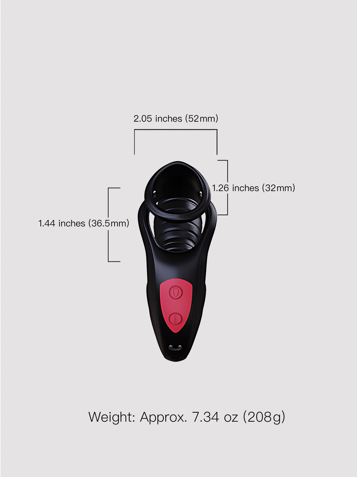 Multi-Zone Prostate Vibrator with Flexible Support Ring