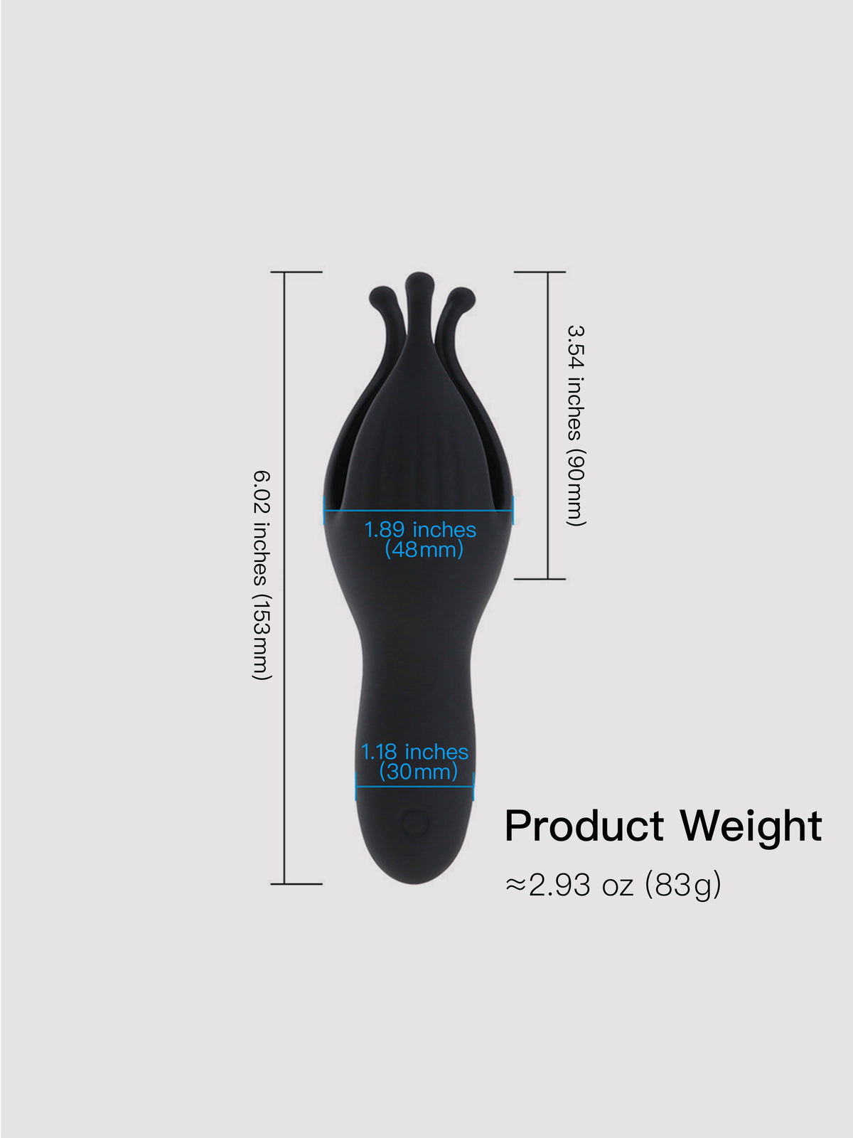 Vibrating Tri-Prong Performance Stroker