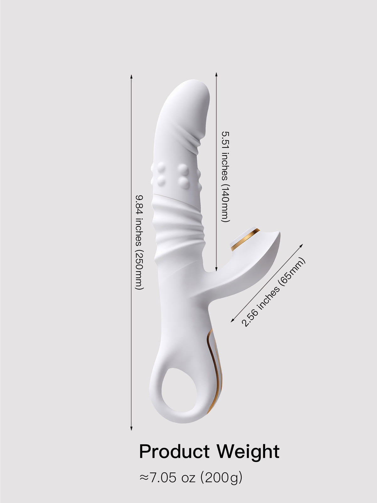 Smart Heated Multi-Motion Vibrator with Air-Pulse