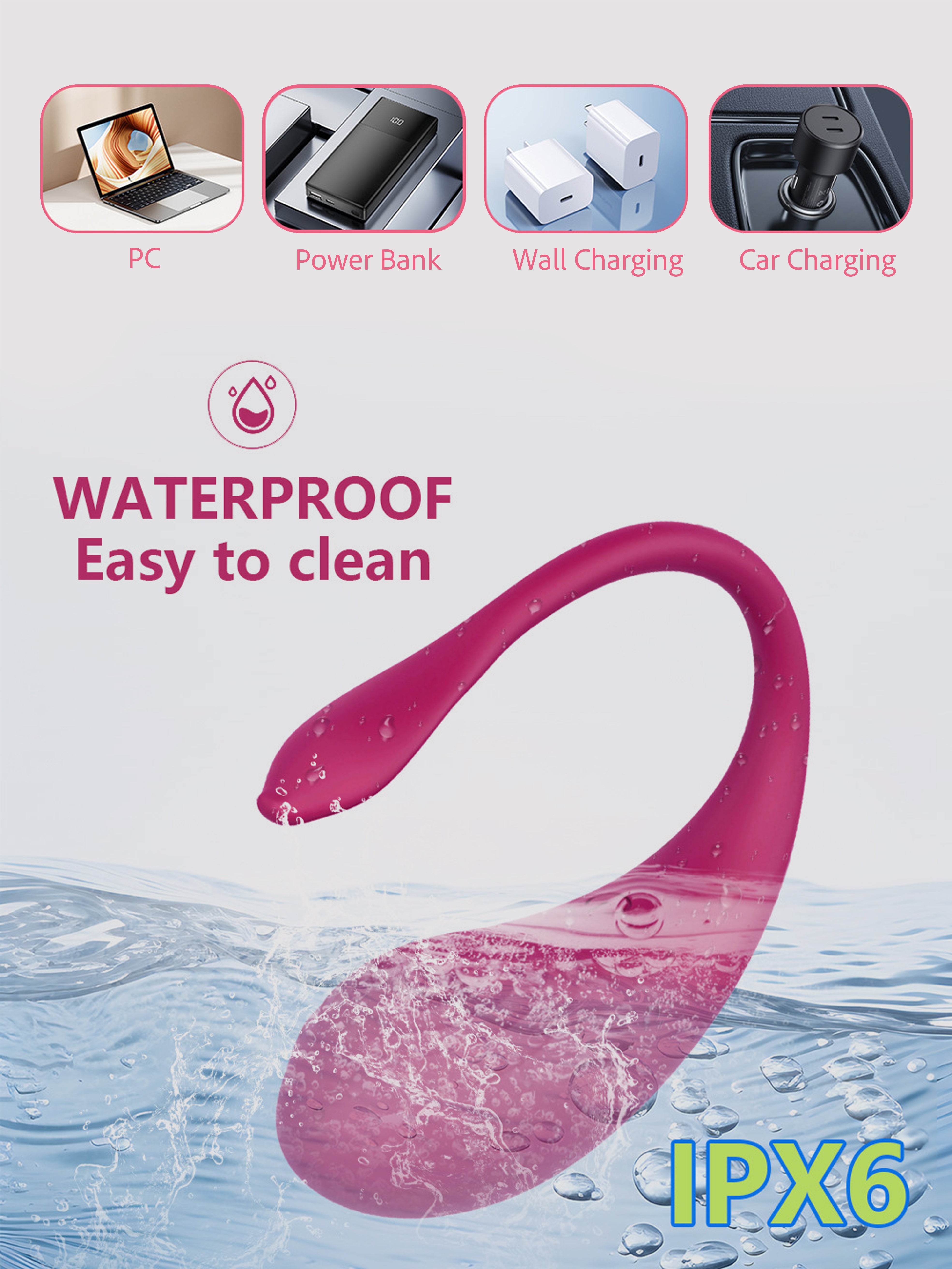 App-Controlled Wearable Tadpole Vibrator