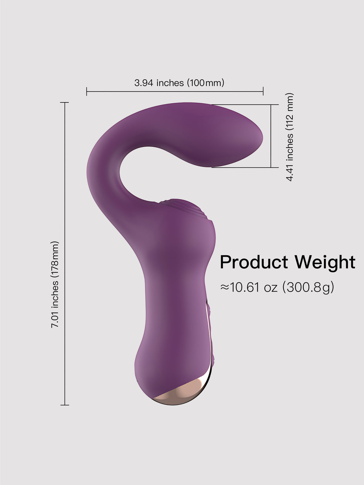Curved G-Spot Wand Massager