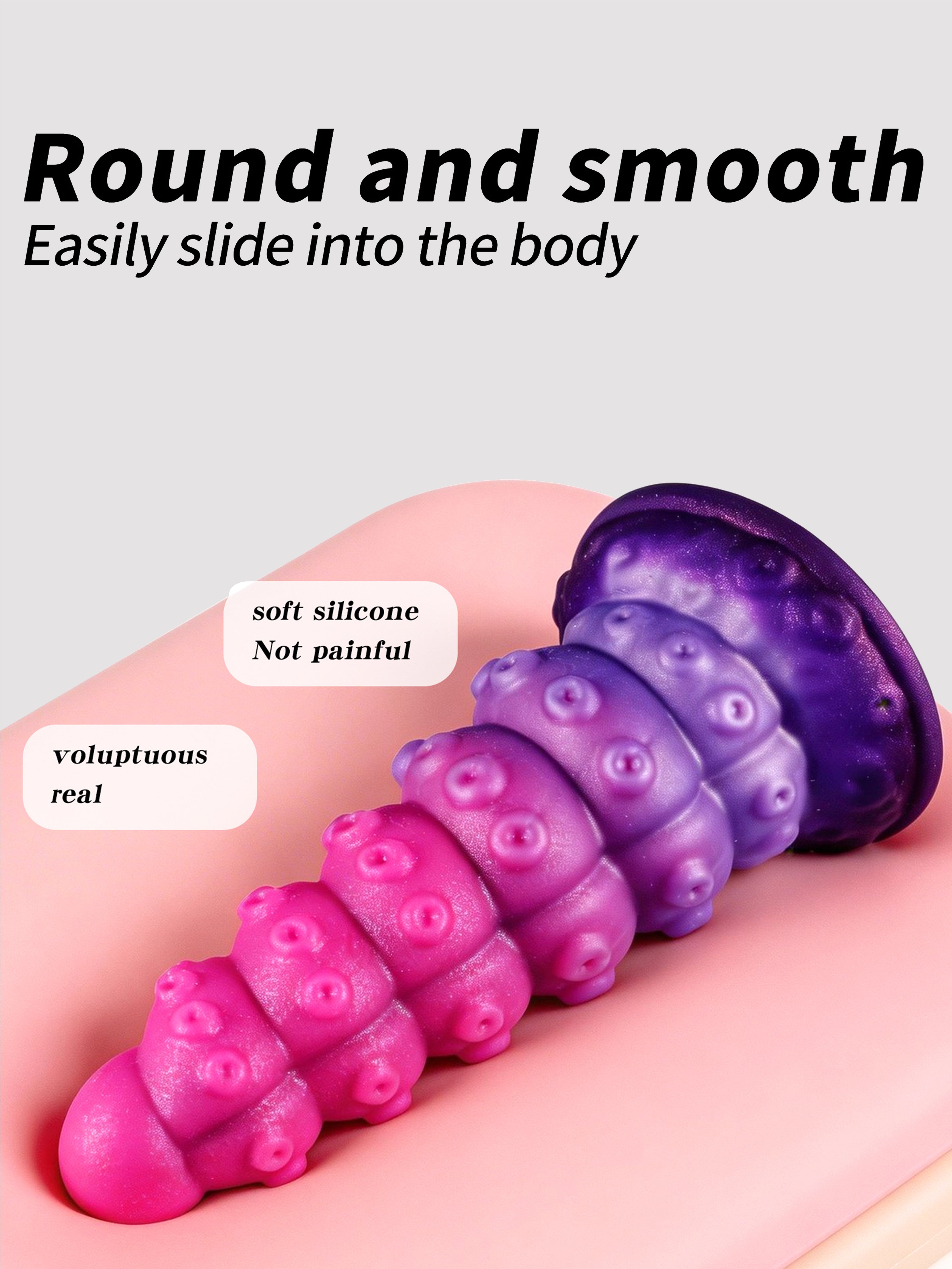 Spiral Anal Plug Wearable Vibrator