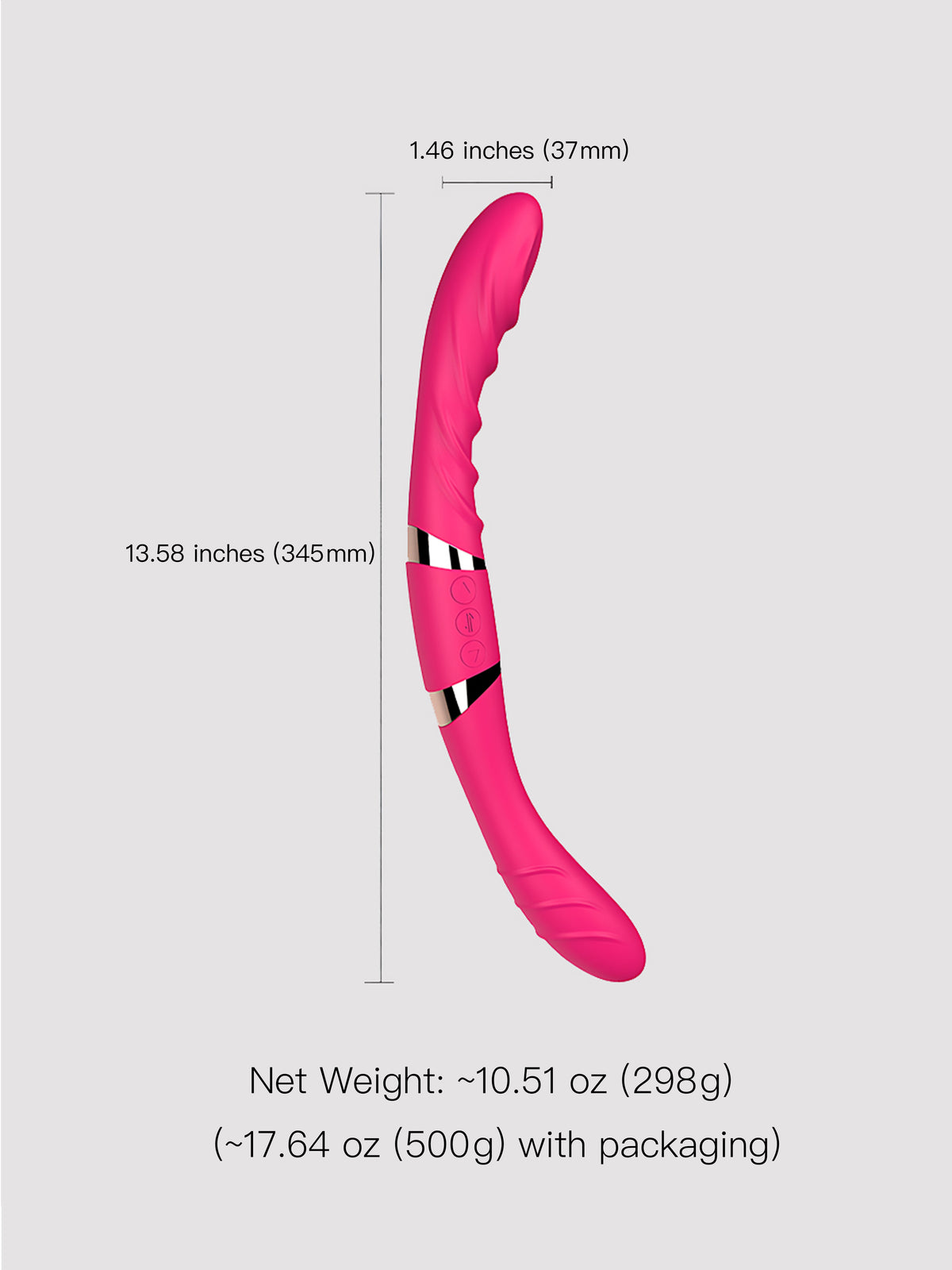 Double-Ended Silicone Vibrator