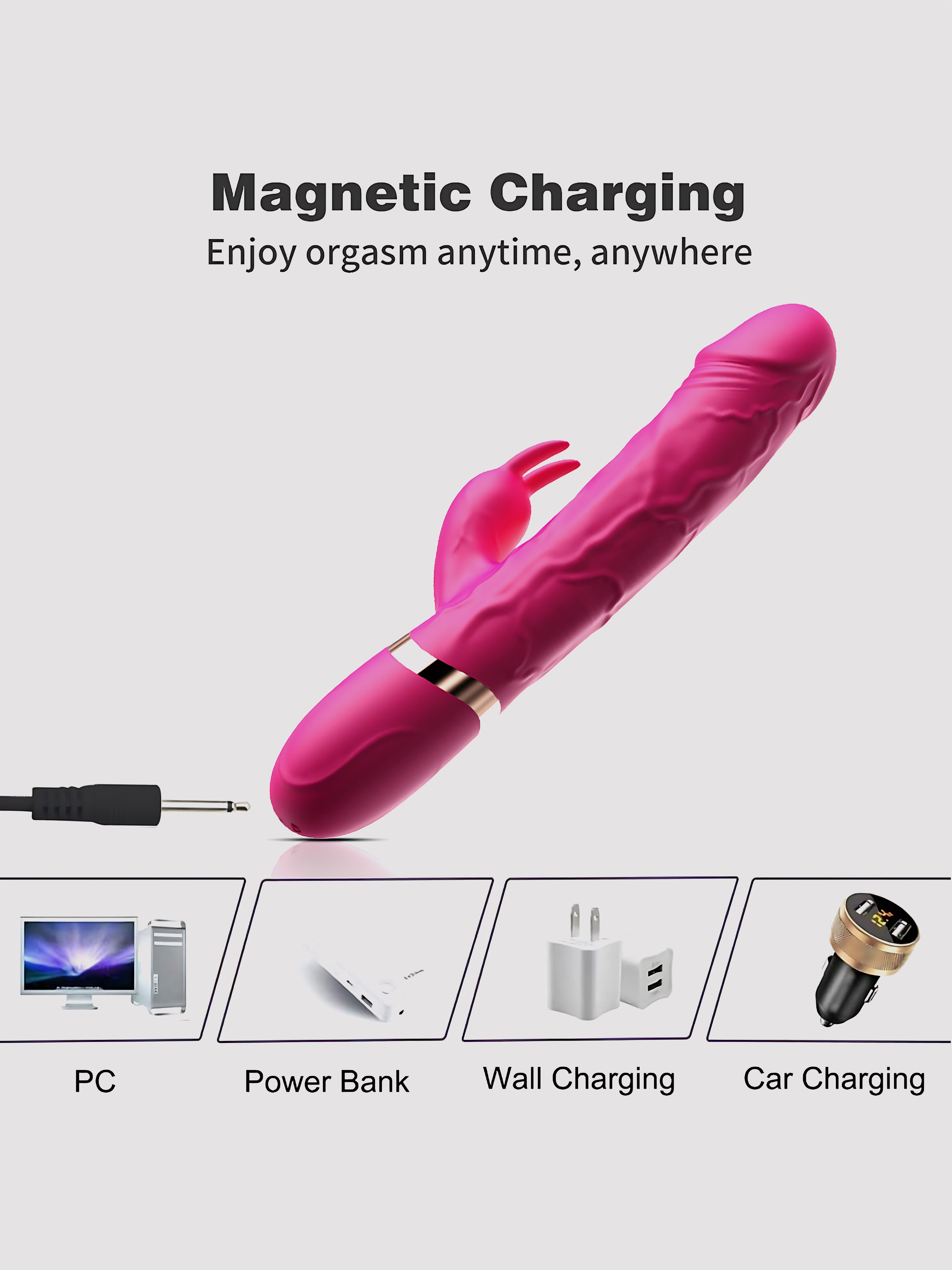 Lifelike Dual G-Spot Rabbit Vibrator